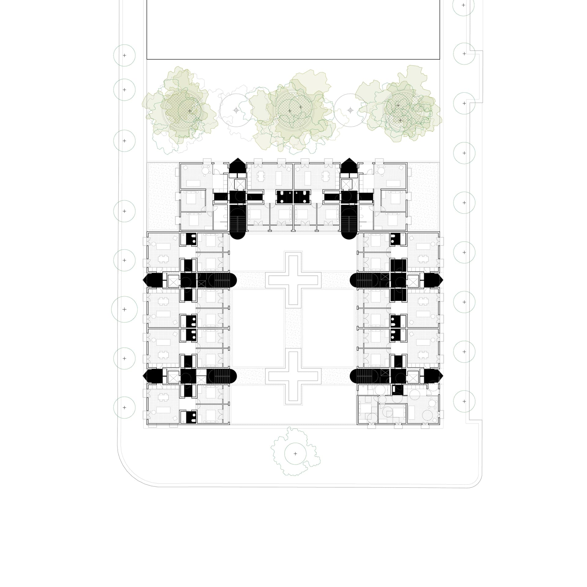Axonometric image 2 for PRIMERA LINIA DE PARC